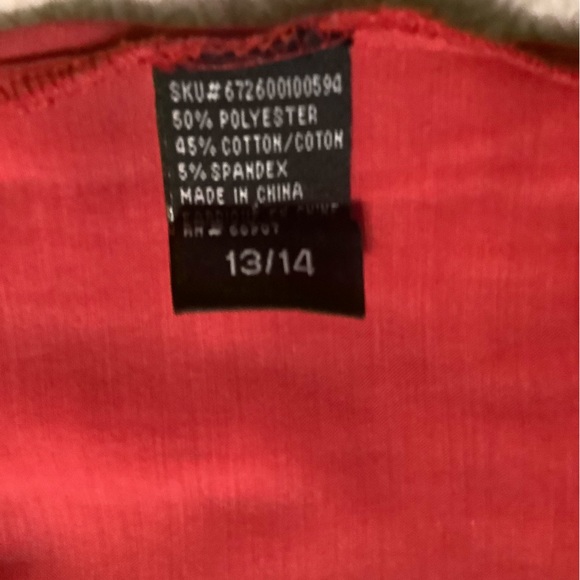 Le Chateau 13/14 skirt red - Picture 2 of 5